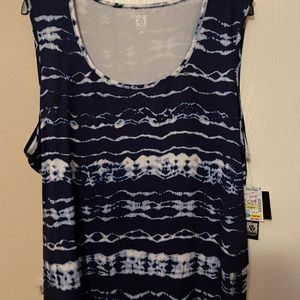 NWT blue tank top